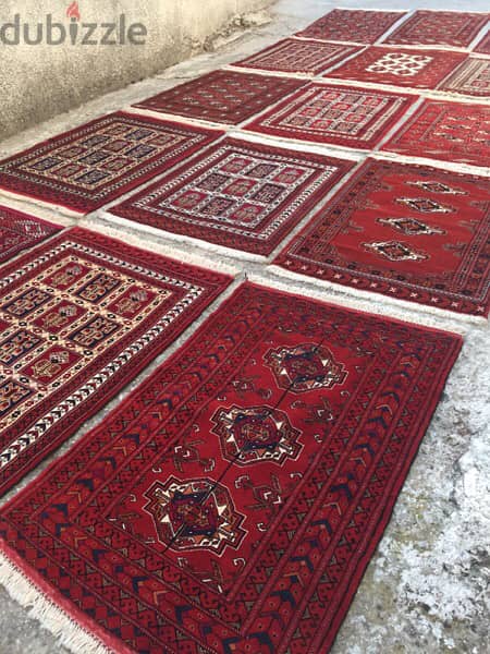 سجاد عجمي شغل يدوي بخارى400/85. Persian carpet. Hand made 12