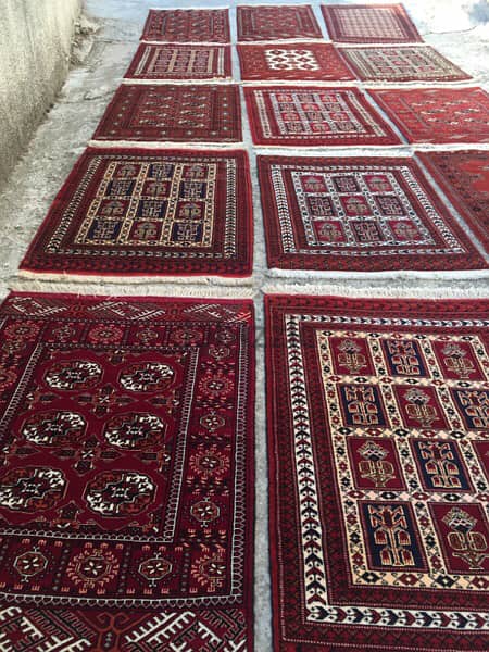 سجاد عجمي شغل يدوي بخارى400/85. Persian carpet. Hand made 14