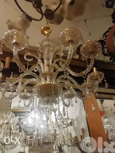 ثرية كرستال مورانو مميزة حجم كبير سعر لقطة للجادين فقط chandelier