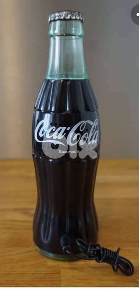 Vintage Coca Cola Bottle Transistor Radio Made in Hong Kong 0