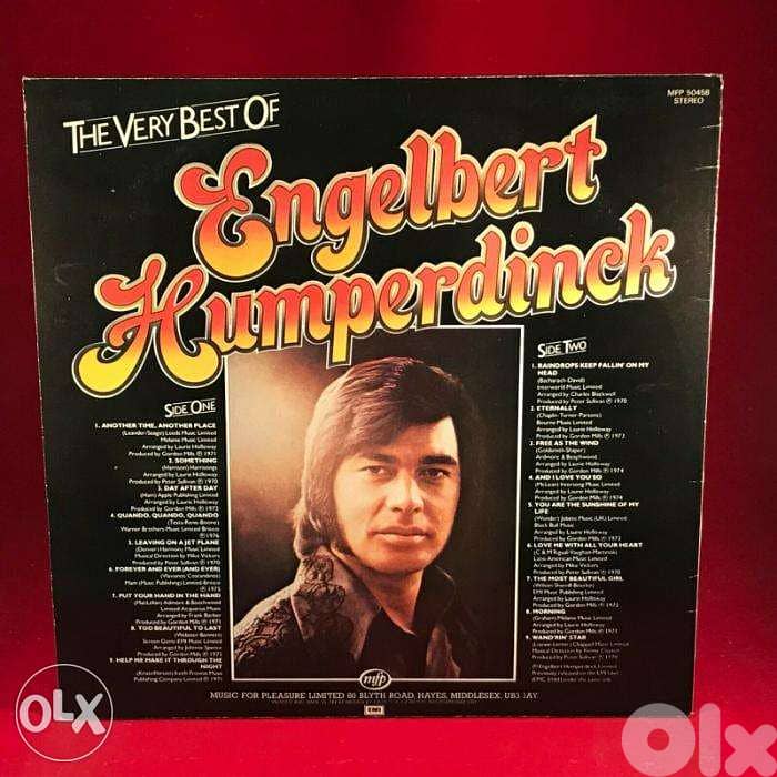 engelbert humperdink the very best of EMI vinyl 1