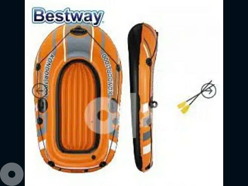 Bestway Kondor 1000 inflatable boat set / 3$ delivery. 1