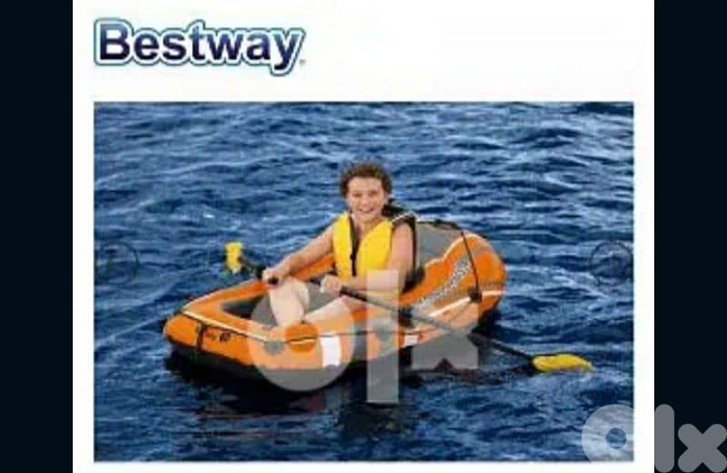 Bestway Kondor 1000 inflatable boat set / 3$ delivery. 4