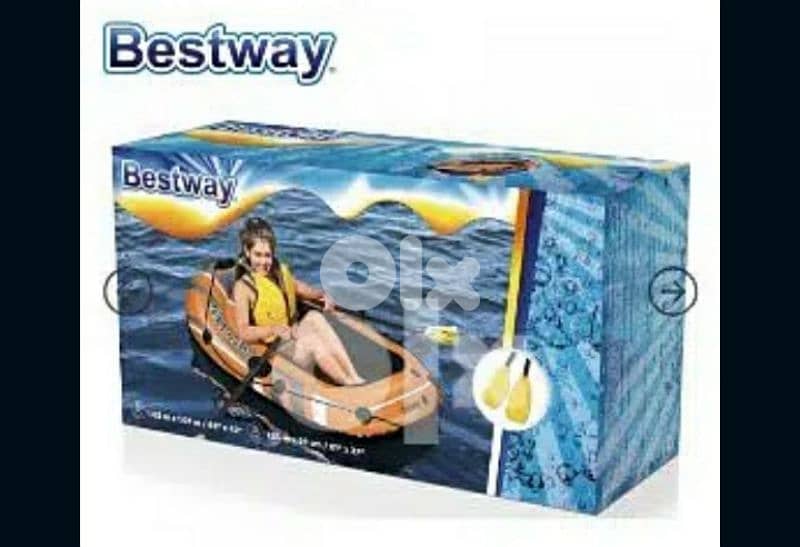 Bestway Kondor 1000 inflatable boat set / 3$ delivery. 5