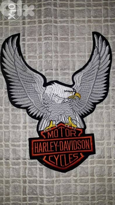 Harley Davidson badge 10$ fully embroidered 0