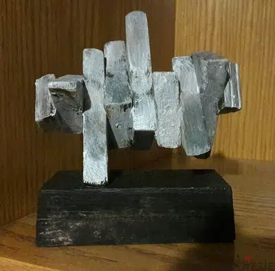 Suprematism wood sculpture