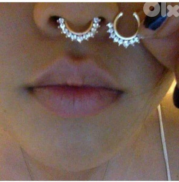 earrings for nose pr lips no piercing needed 0