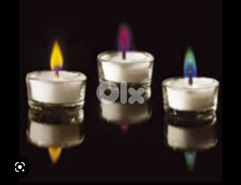box of 6 coloured candles 75minutes each. 3