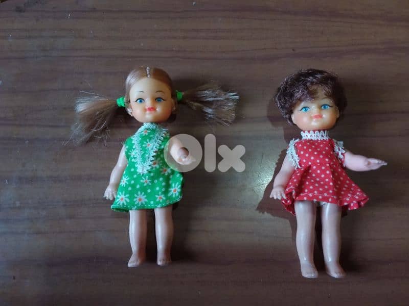 PEE WEE RARE VINTAGE 10 SMALL plastic Hong Kong great dolls, All 10=80 0