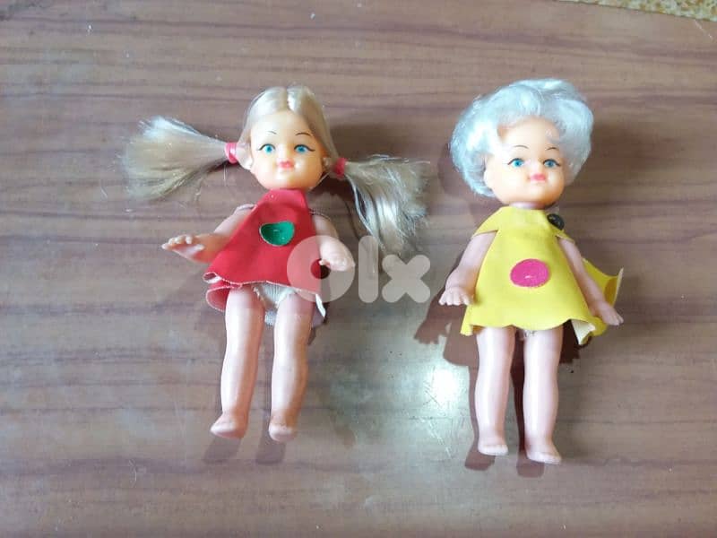 PEE WEE RARE VINTAGE 10 SMALL plastic Hong Kong great dolls, All 10=80 1