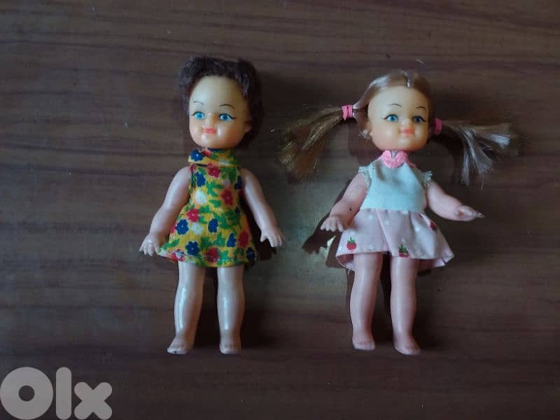 PEE WEE RARE VINTAGE 10 SMALL plastic Hong Kong great dolls, All 10=80 2