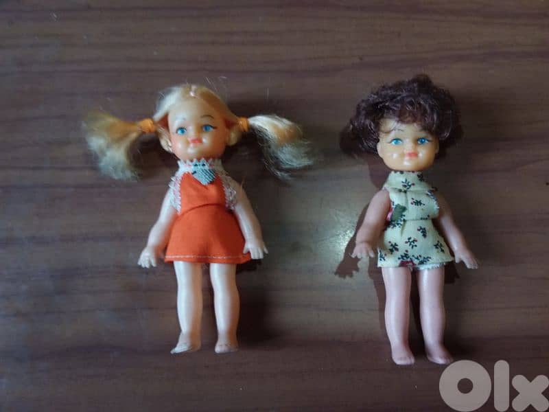 PEE WEE RARE VINTAGE 10 SMALL plastic Hong Kong great dolls, All 10=80 3