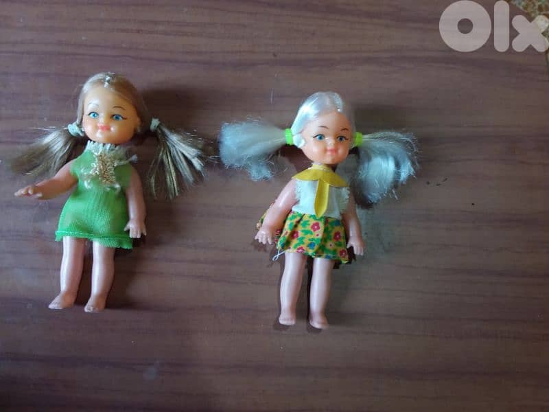 PEE WEE RARE VINTAGE 10 SMALL plastic Hong Kong great dolls, All 10=80 4