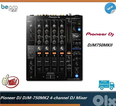 Pioneer DJ DJM-750MK2 4-channel DJ Mixer