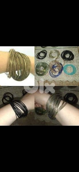 bracelet multilayers 6 colours 7