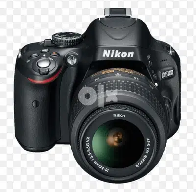 nikon camera D5100+ lens 55-200+vivitar bag