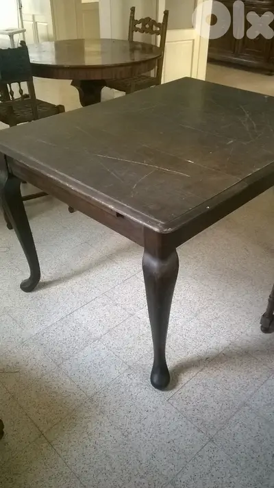 Old English Chippendale Table, Oak wood, 140x80x75cm, 500$