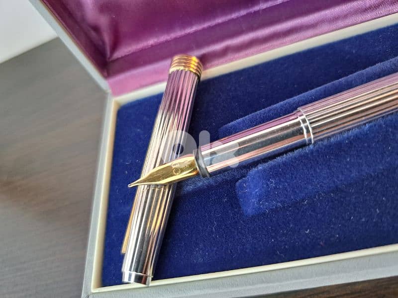 pen gold NIB 750 and starling silver 2
