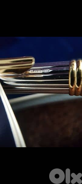 pen gold NIB 750 and starling silver 7