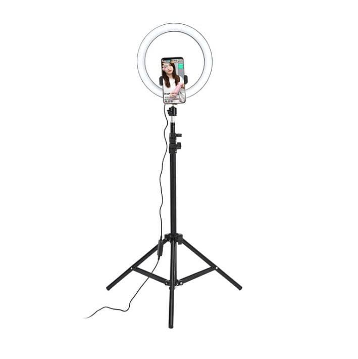10" Ringlight Ring Fill Light 3 Colors With Tripod 7