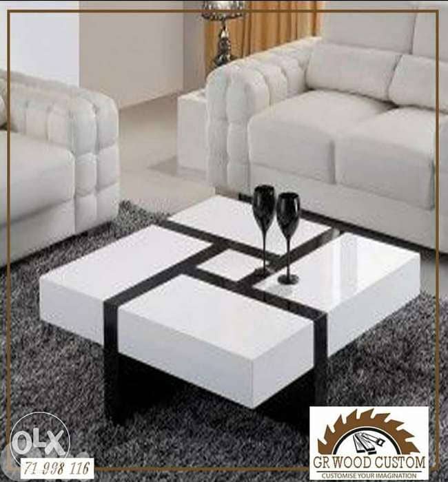 4 drawers center table 0