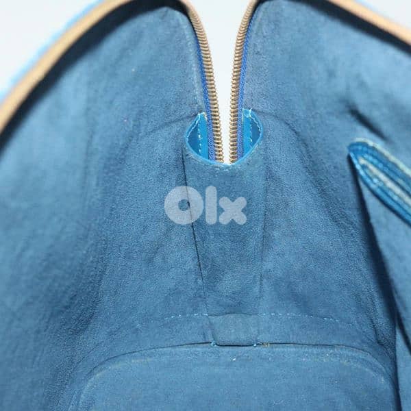 bag Copy LV Epi Alma blue big size used onc 2