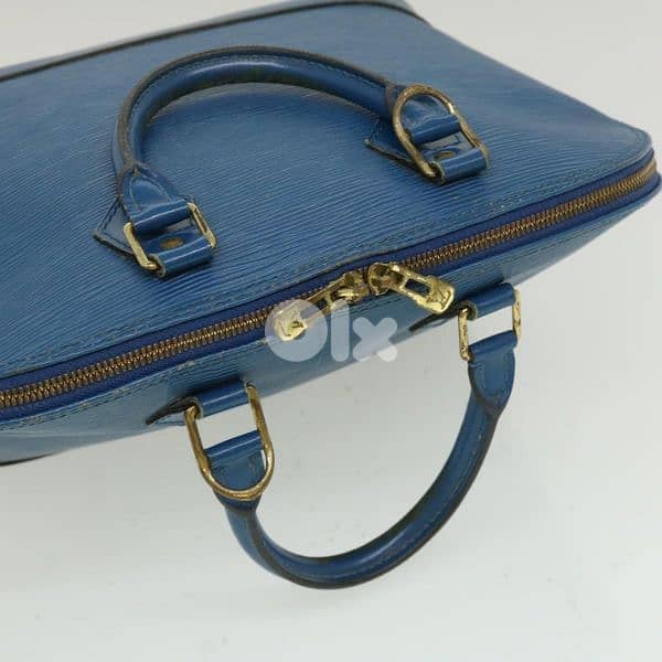 bag Copy LV Epi Alma blue big size used onc 3