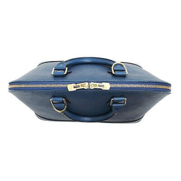 bag Copy LV Epi Alma blue big size used onc 8