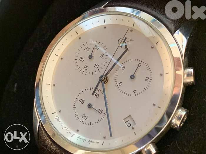 Calvin Klein Chronograph quartz k22271 men's 41mm watch White 0