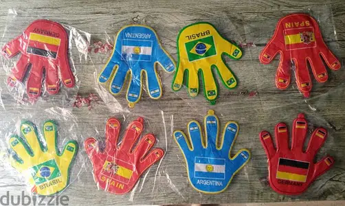 Mondial car keychain hangers