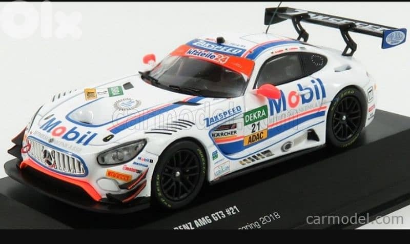 Mercedes AMG GT3  diecast car model 1:43. 0