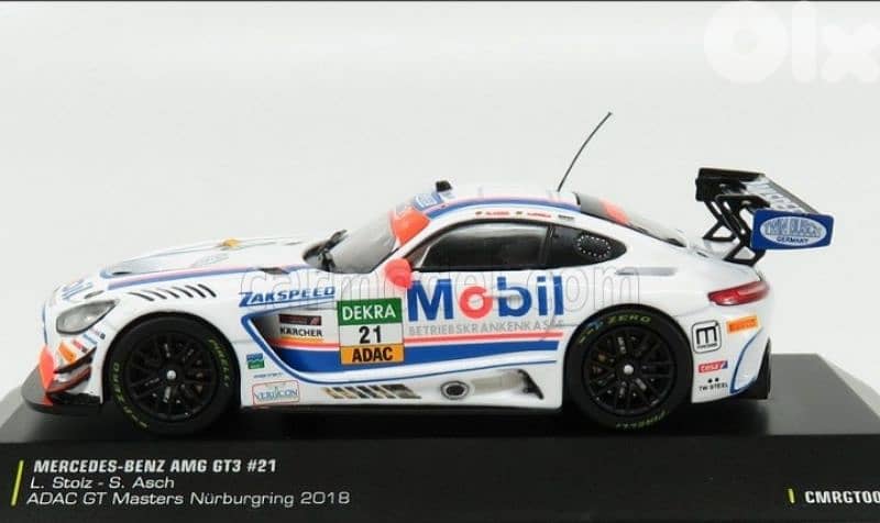 Mercedes AMG GT3  diecast car model 1:43. 1