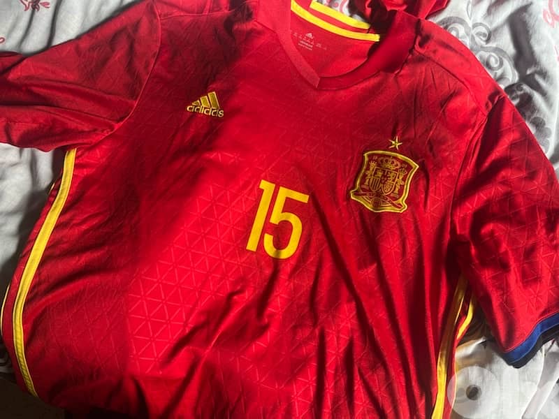 sergio ramos 15  spain world cup special home adidas jersey 2018 1