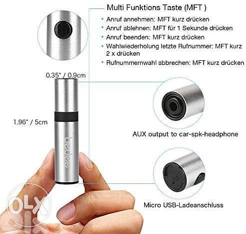 Bedee Bluetooth V4.1 Empf / 4$ delivery / 5