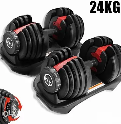 bowflex - adjustable dumbles 24 kilos