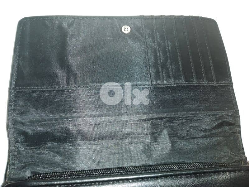 bag clutch wallet  black with swarovski 4