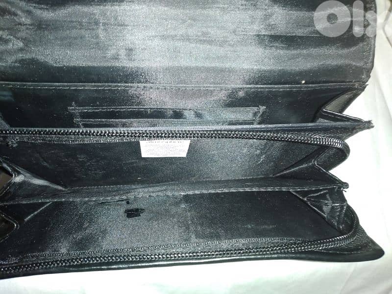 bag clutch wallet  black with swarovski 5