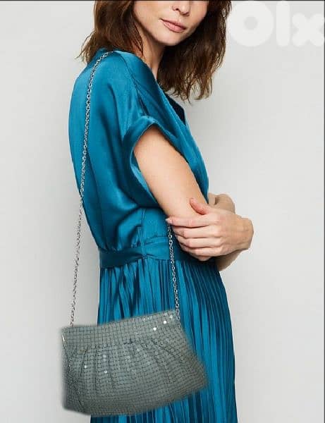 bag vintage chainmail mesh clutch 1