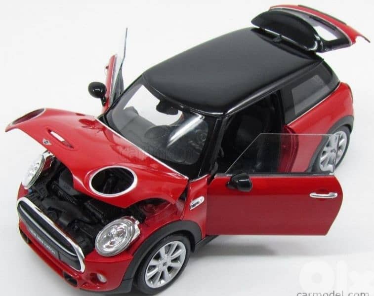 Mini Cooper S diecast car model 1;18. . 5