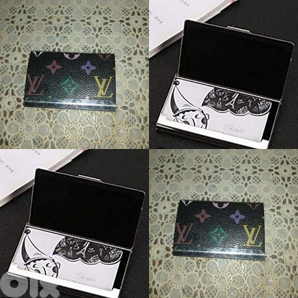 bussiness card holder black slim 0