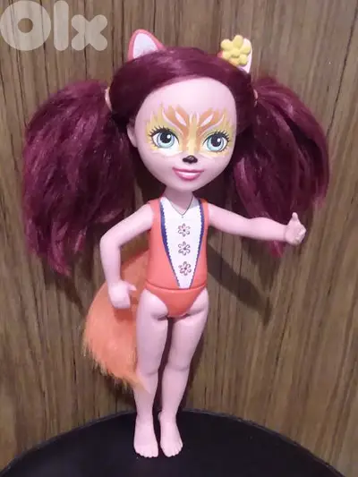 FELICITY FOX ENCHANTIMALS Big doll 31Cm barely Still good doll=20$
