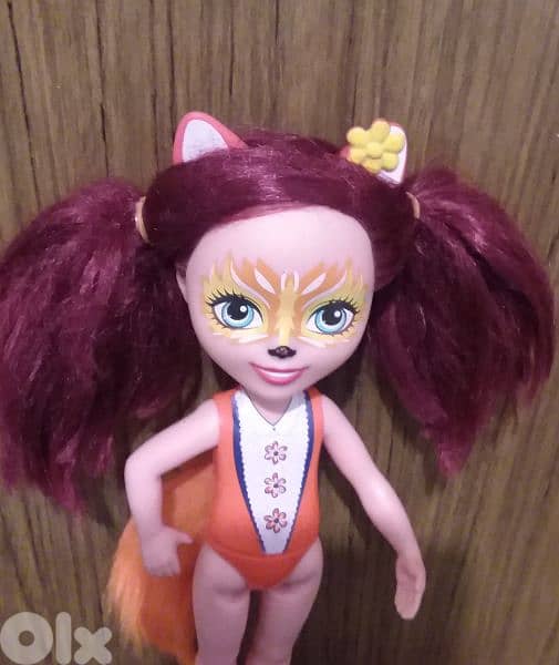 FELICITY FOX ENCHANTIMALS Big doll 31Cm barely Still good doll=20$ 1