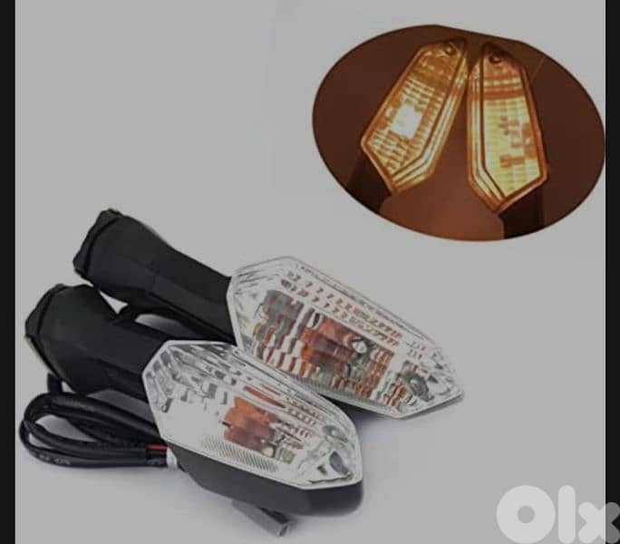 Kawazaki Pair (right & left) Rear Turn Signal Indicator 4