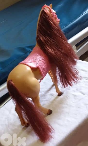 BARBIE HORSE Original plastic great Mattel toy red hair+Horse 2pcs=20$ 4
