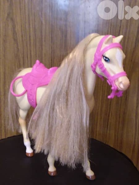 BLOSSOM BEAUTIES BARBIE HORSE from Mattel 2002 as new toy=20$ 2