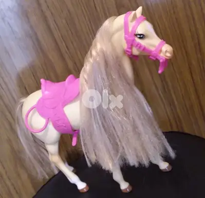 BLOSSOM BEAUTIES BARBIE HORSE from Mattel 2002 as new toy=20$