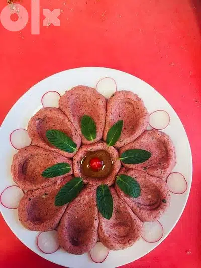 I'm a butchery chef and chawarma and b. b. q. and Maza and snack chef