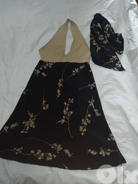 dress halter neck with scarf s to xxL turkey 2