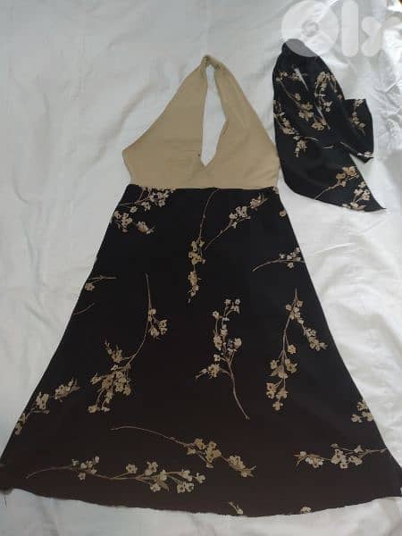dress halter neck with scarf s to xxL turkey 5