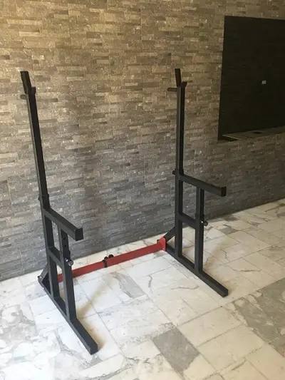 bench and squat rack machine new made in germany heavy duty